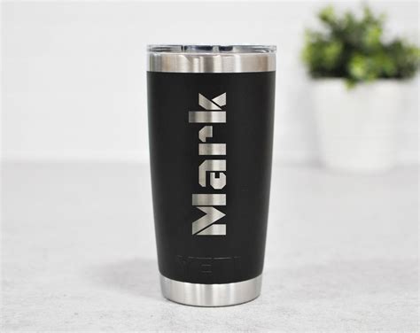 Custom Engraved Yeti 20 Oz Tumbler Personalized Yeti Yeti Etsy