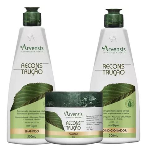 Kit Arvensis Reconstrução Shampoo E Condicionador 300ml Parcelamento