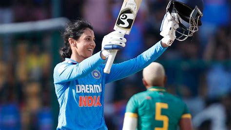 Smriti Mandhana rises to third spot in ODI batting rankings after good ...