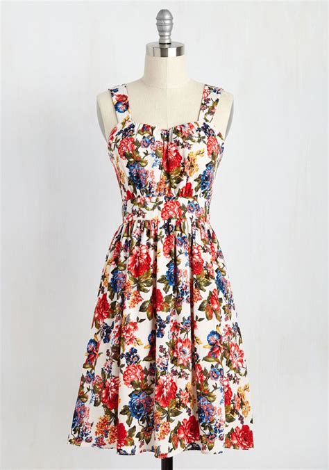 Belles In Your Courtyard Dress Mod Retro Vintage Dresses Modcloth