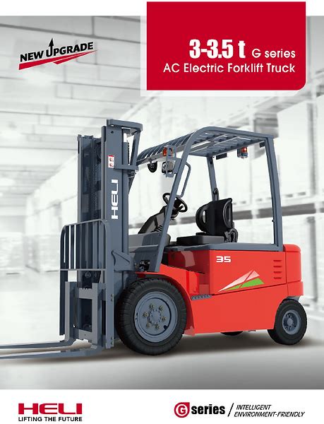 Heli G Series Electric Forklift Singapore Red Forklifts Pte Ltd