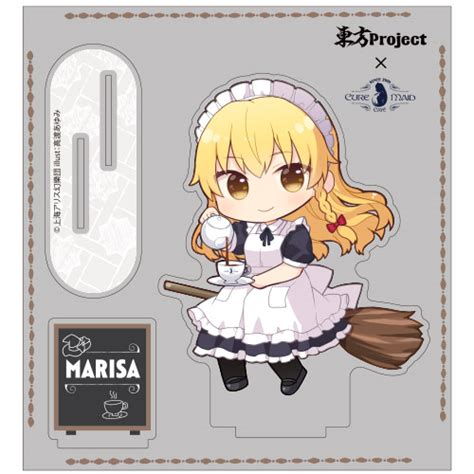 ★限定★東方project×キュアメイドカフェ 霧雨魔理沙 アクリルスタンド 東方project キャラクターグッズ販売のジーストア