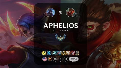 Aphelios ADC Vs Wukong NA Challenger Patch 14 6 YouTube