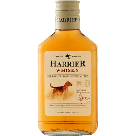 Harrier Whisky Bottle 200ml Whisky Spirits And Liqueurs Drinks