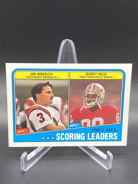 Topps Jerry Rice Scoring Leaders San Francisco Ers Jim