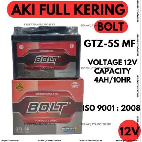 Jual Aki GTZ5S YTZ5S BOLT ACCU AKI MOTOR FULL KERING ORIGINAL Shopee