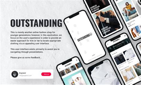 Outstanding Fashion Shop Figma Mobile Template Ui Free