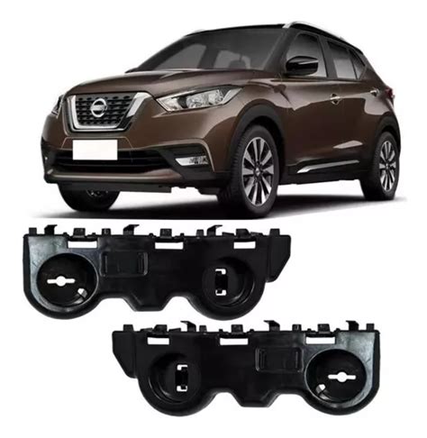 Par Suporte Guia Parachoque Nissan Kicks 2016 2017 2018 2019