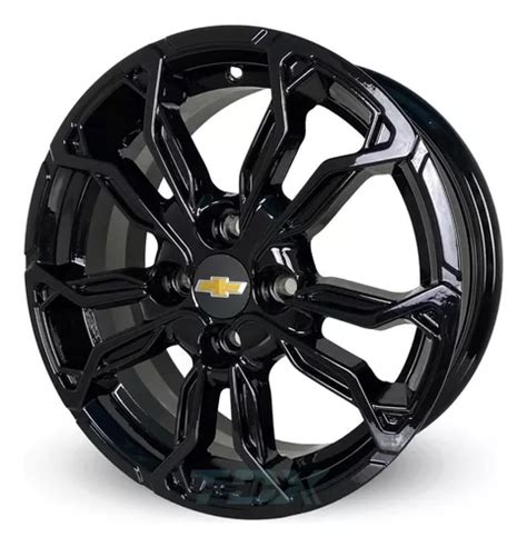 01 Roda Chevrolet Onix Celta Aro 15 4x100 1 Unid Bicos Cor Preto