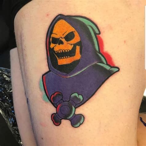 Stunning Skeletor Tattoo By Lee Reynolds