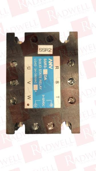 SSR3 10DA Solid State Overload Relay By ANVER CORP