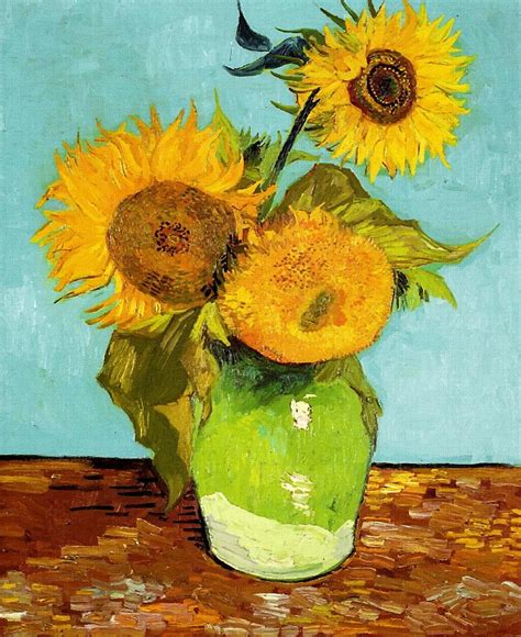 Vincent Van Gogh Sunflowers Original