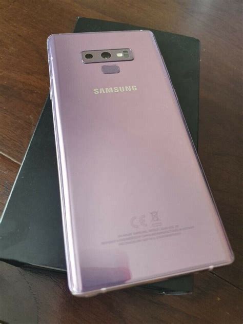 Samsung Galaxy Note 9 128gb Dual Sim Lavender Purple Unlocked In