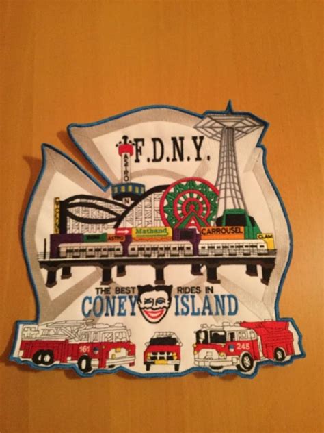 FDNY Patch, NYFD, very rare, Engine 245/Ladder 161, Coney Island, New York Fire | #1906547323