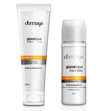 Kit Miniatura Dermage Tônico Daily Peel 15ml e Sabonete Líquido