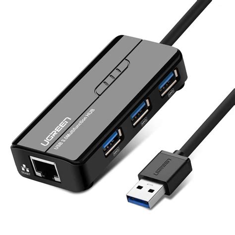 UGREEN USB 3 0 Hub With Gigabit Ethernet Adapter 20265