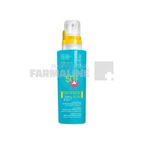 Bionike Defence Sun Baby Kid Lotiune Spray Spf Ml La Pret Mic