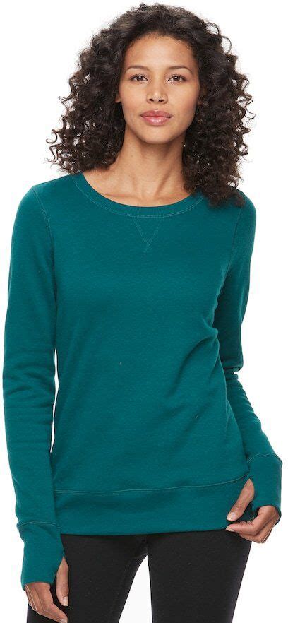 Tek Gear Womens Tek Gear® Fleece Crewneck Sweatshirt Women Crew