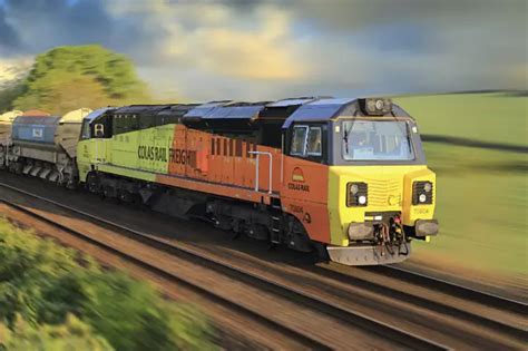 Class 70 804 In Colas Rail Livery 12 X 8 Artwork Print £11 99 Picclick Uk