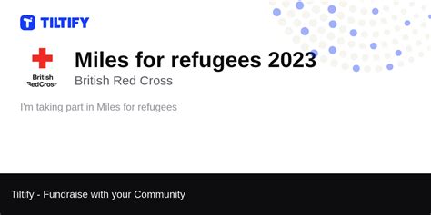 Tiltify Miles For Refugees 2023