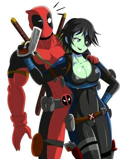 Deadpool and Domino | Marvel art, Comic art, Domino marvel