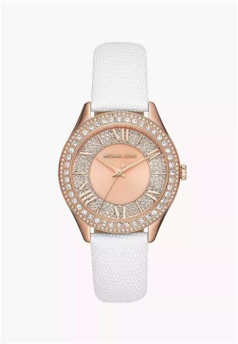 Jual MICHAEL KORS Jam Tangan Wanita Michael Kors Harlowe Three Hand