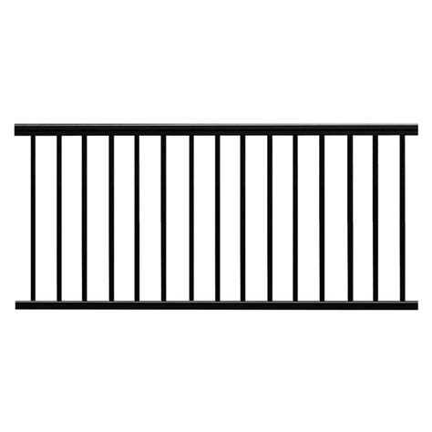 Weatherables Arlington 42 In H X 72 In W Textured Black Aluminum Railing Kit Aluminum