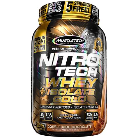 Muscletech Nitrotech Whey Plus Iso Gold Nutrabay