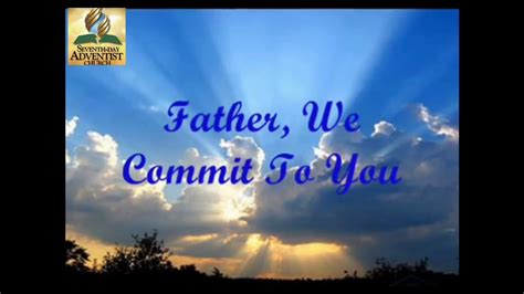 Father We Commit To You Minus One With Lyrics Youtube Music