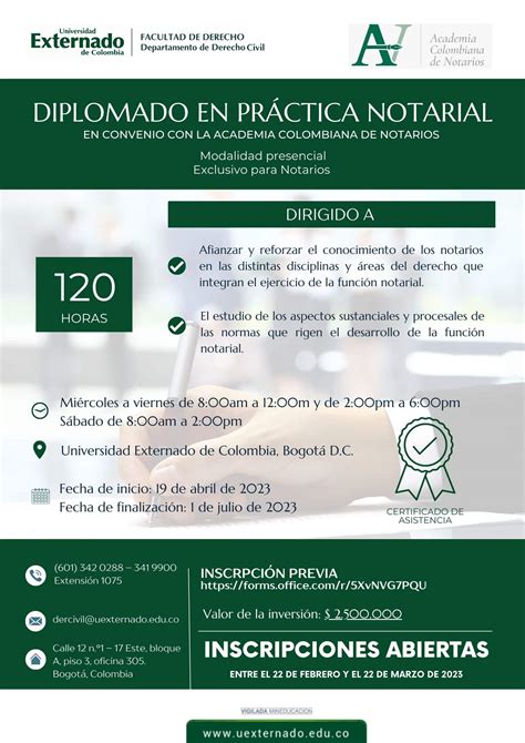 Diplomado en Práctica Notarial