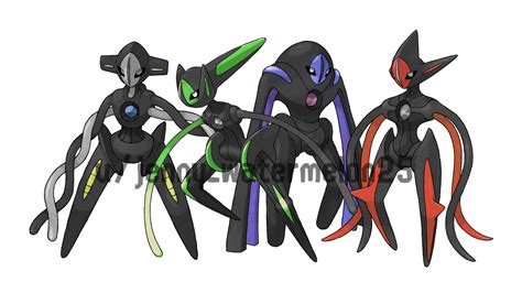 I Edited Deoxys Shiny Forms To Look More Aesthetically Pleasing