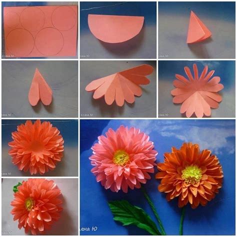 Sint Tico Foto Como Hacer Flores De Papel F Ciles En Minutos