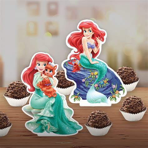 Display de Mesa Ariel a Pequena Sereia Clássico Elo7