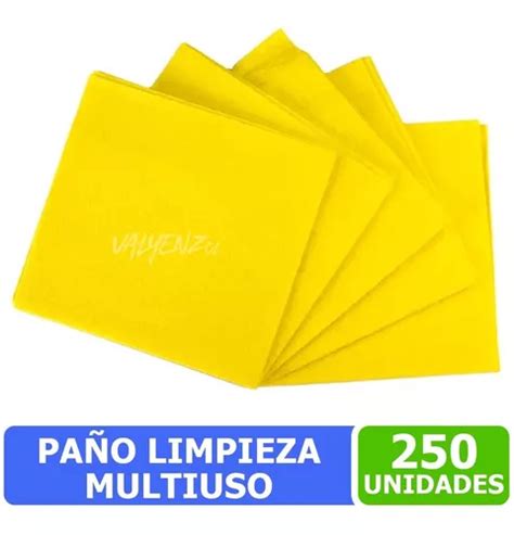 250 Paños Limpieza Amarillo Multiuso Baño Cocina Hogar Mayor Cuotas