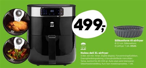 Holms Deli Xl Airfryer Tilbud Hos Kvickly