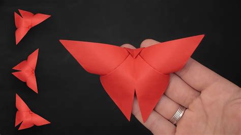 Origami 3 Minute Butterfly How To Fold YouTube