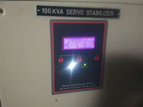 Three Phase Servo Voltage Stabilizer Oil Cooled For Industrial At Rs