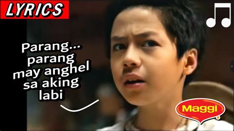 Parang May Anghel Sa Aking Labi Sam Concepcion Maggi TVC 2004