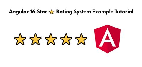 Angular 16 Star ⭐ Rating System Example Tutorial Tuts Make