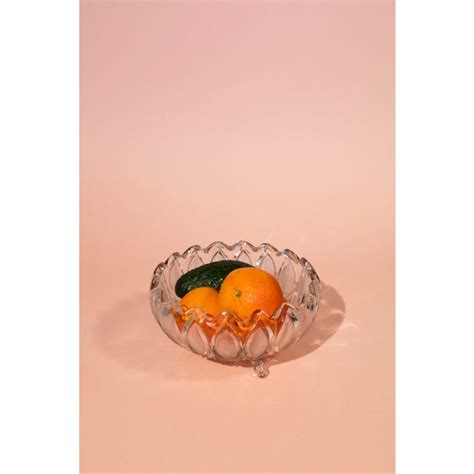 Mid Century Vintage Glass Fruit Bowl Chairish