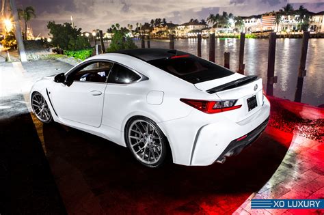 Diamond White Lexus Rc F On Xo Luxury Custom Wheels — Gallery