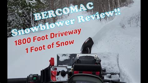 BERCO BERCOMAC 48 Snowblower Review Arctic Cat TBX Berco