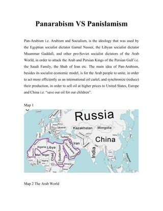 Pan-Arabism VS Pan-Islamism | PDF