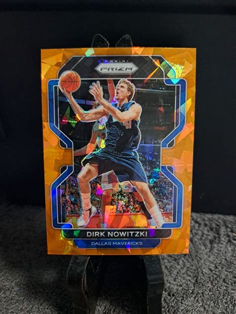 2021 22 Panini Prizm Orange Ice Prizm Dirk Nowitzki 289 HOF EBay