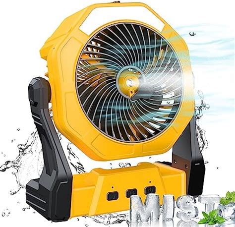 Amazon Geek Aire Battery Operated Misting Fan Rechargeable