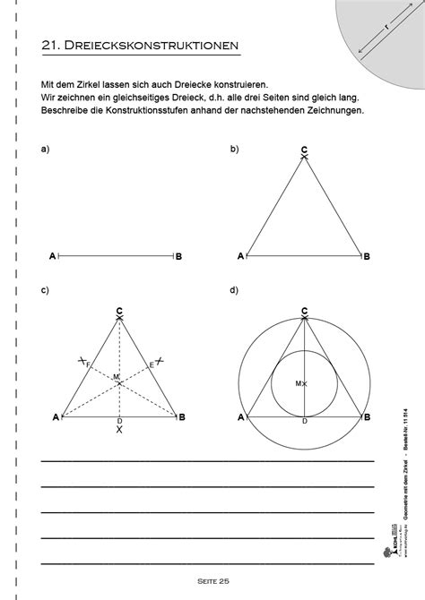 Geometrie Mit Dem Zirkel