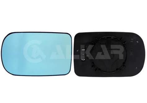 SPIEGELGLAS AUSSENSPIEGEL ALKAR 6431844 für BMW E39 E38 beheizbar blau