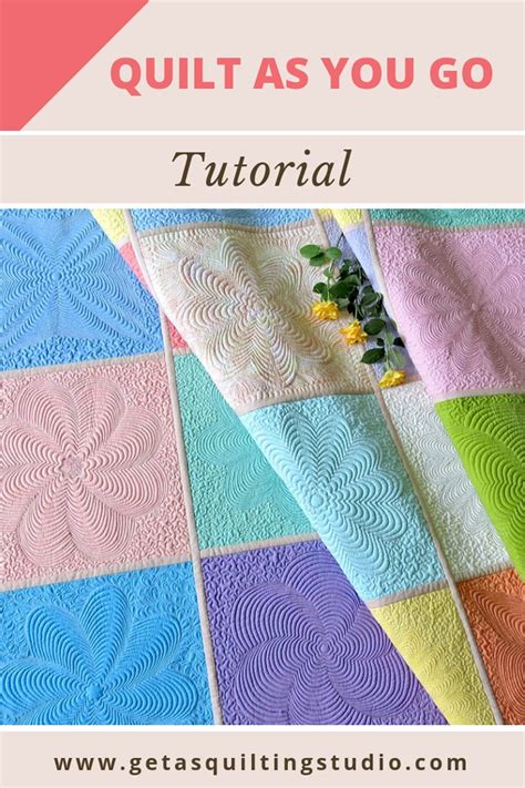 Quilt as you go tutorial - Geta's Quilting Studio