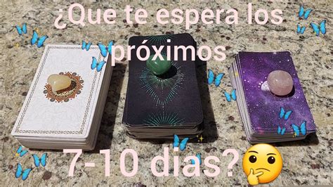 ¿que Te Espera En Los Próximos 7 10 Dias🔮tarot Interactivo🧿escoge Una