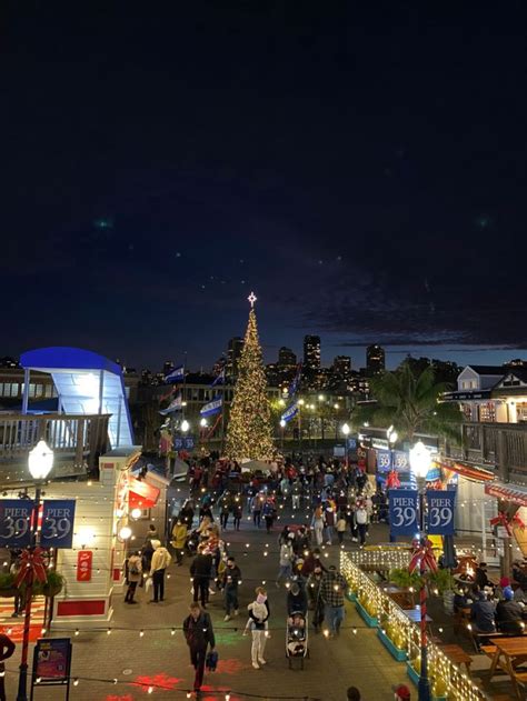 Experience the Magic of Pier 39's Christmas Tree in San Francisco